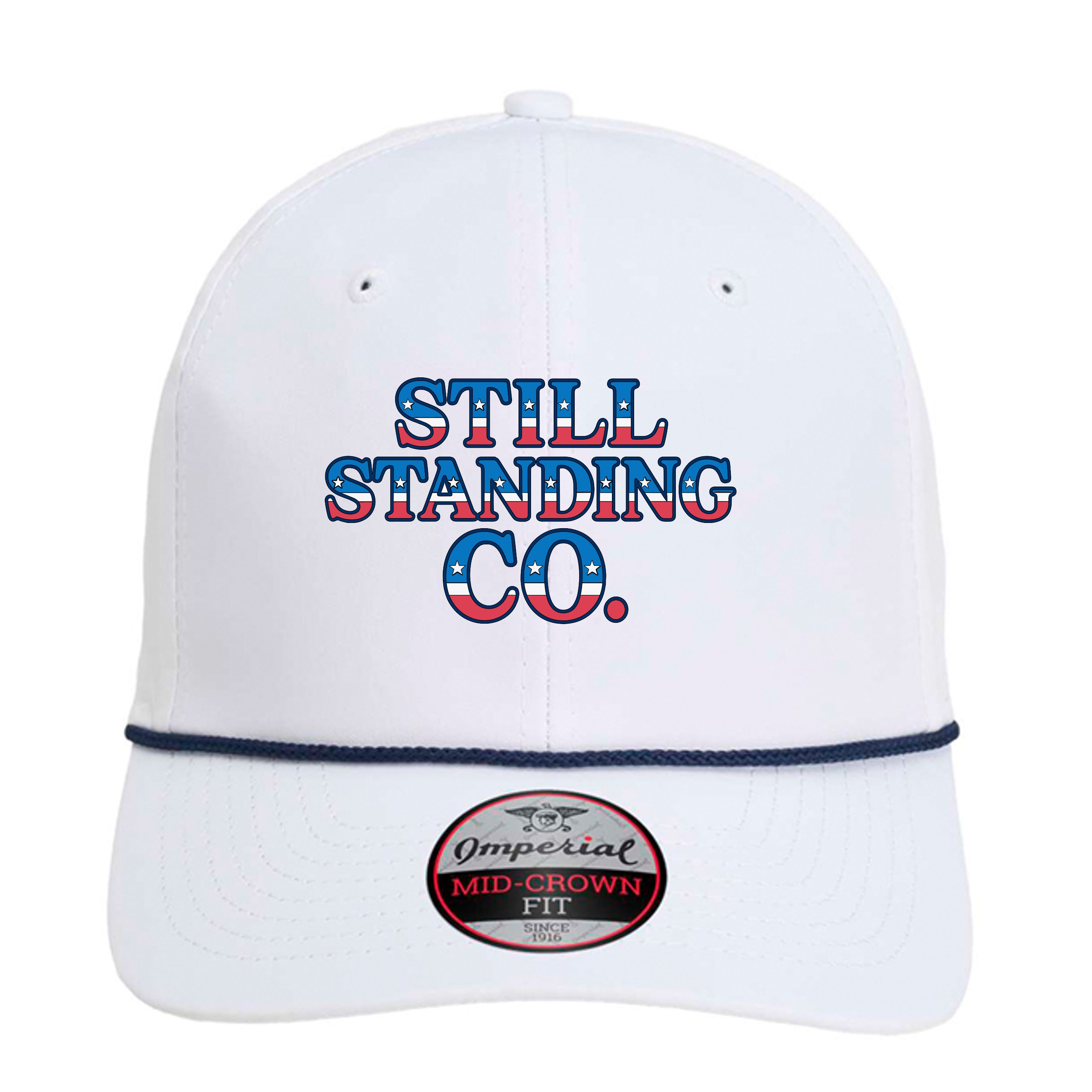 White/ Navy - 7054 - FRONT